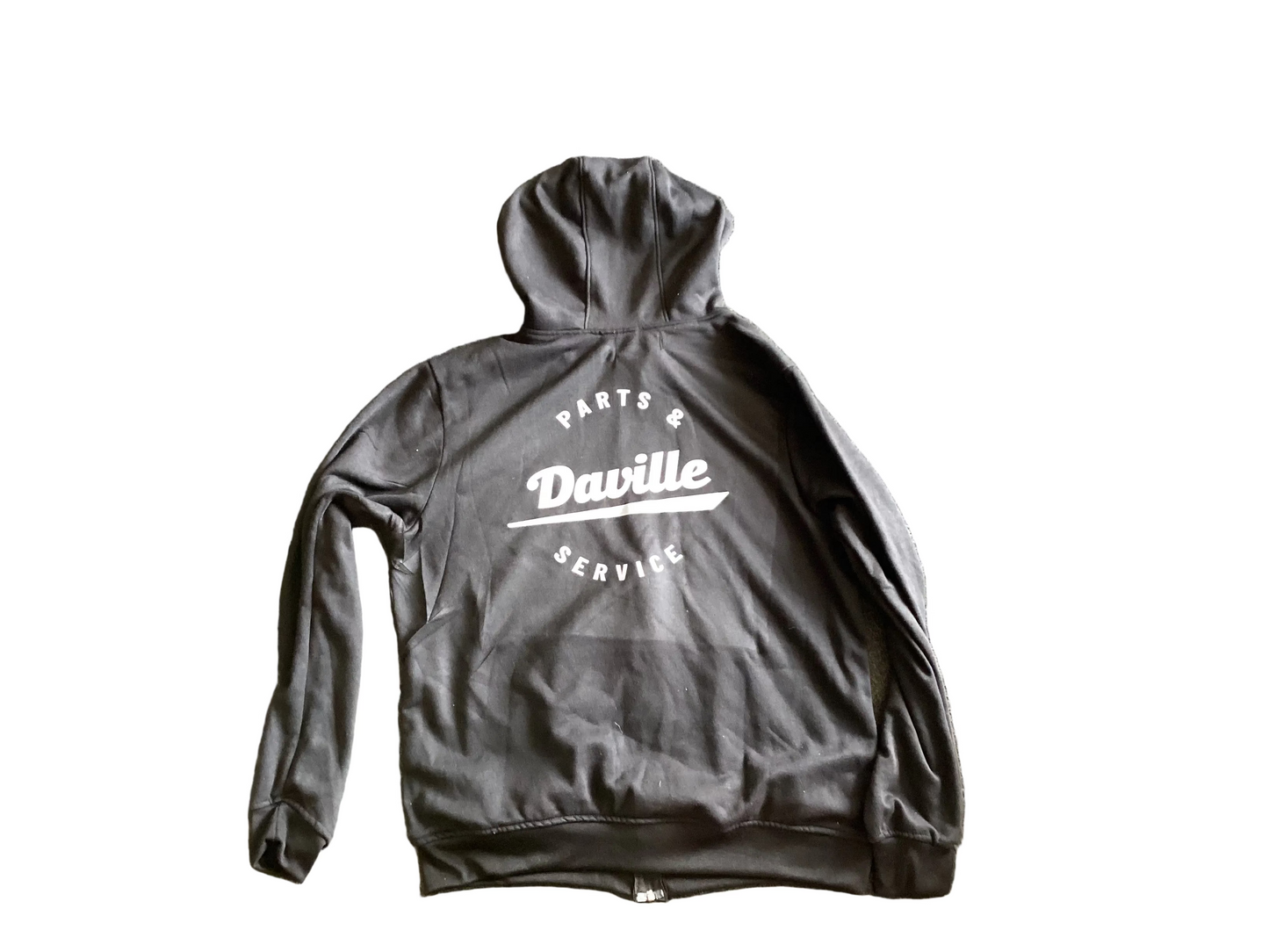 Daville Fleece Zip Up Hoodie Parts & Service Black
