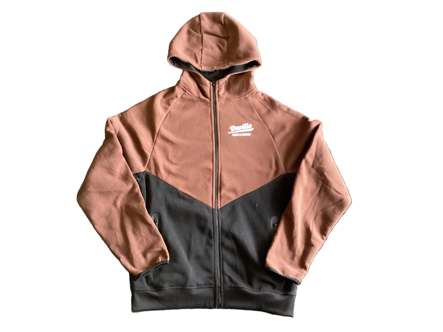 Daville Two Tone Fleece Zip Up Hoodie Parts & Service