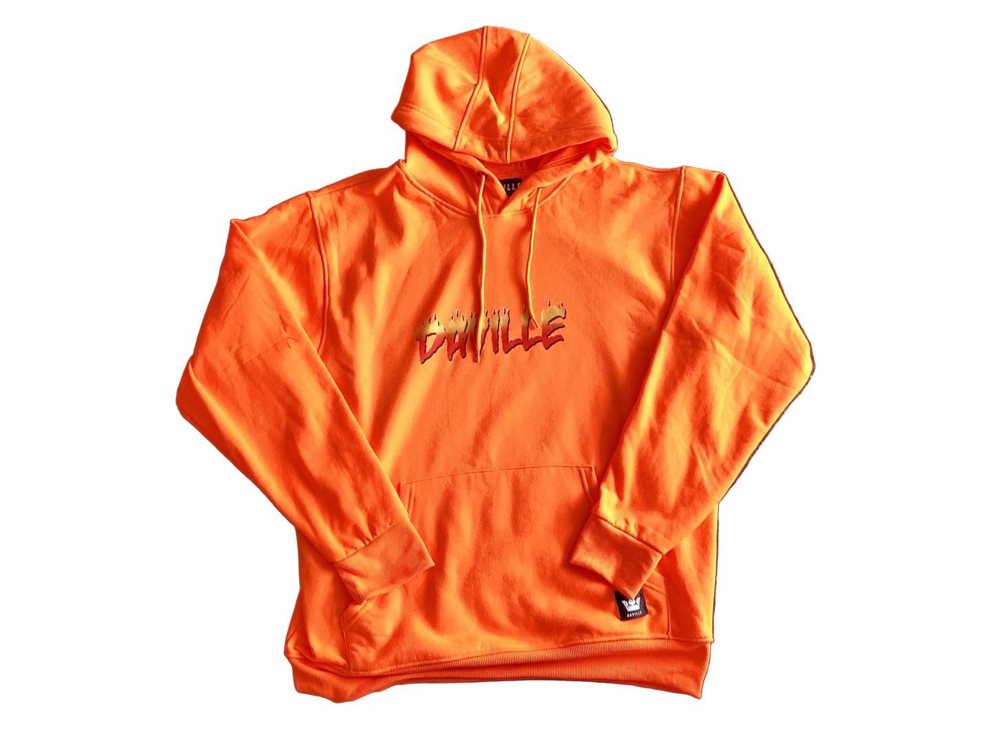 Daville Flames Orange Hoodie