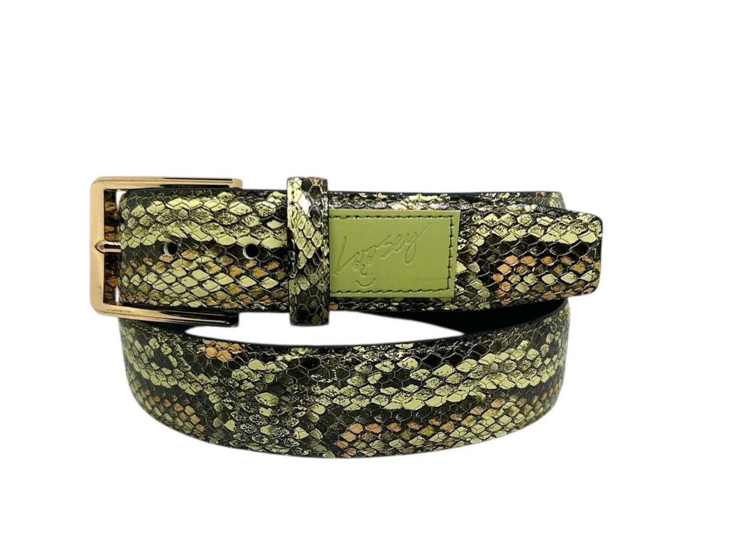 LOOSEY Belt GREEN SLITHER DESSERT