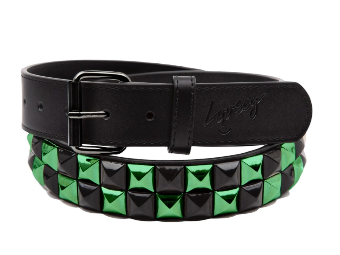 LOOSEY Belt STUD FINDER EMERALD
