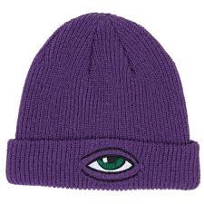 Toy machine sect Eye Beanie Purple