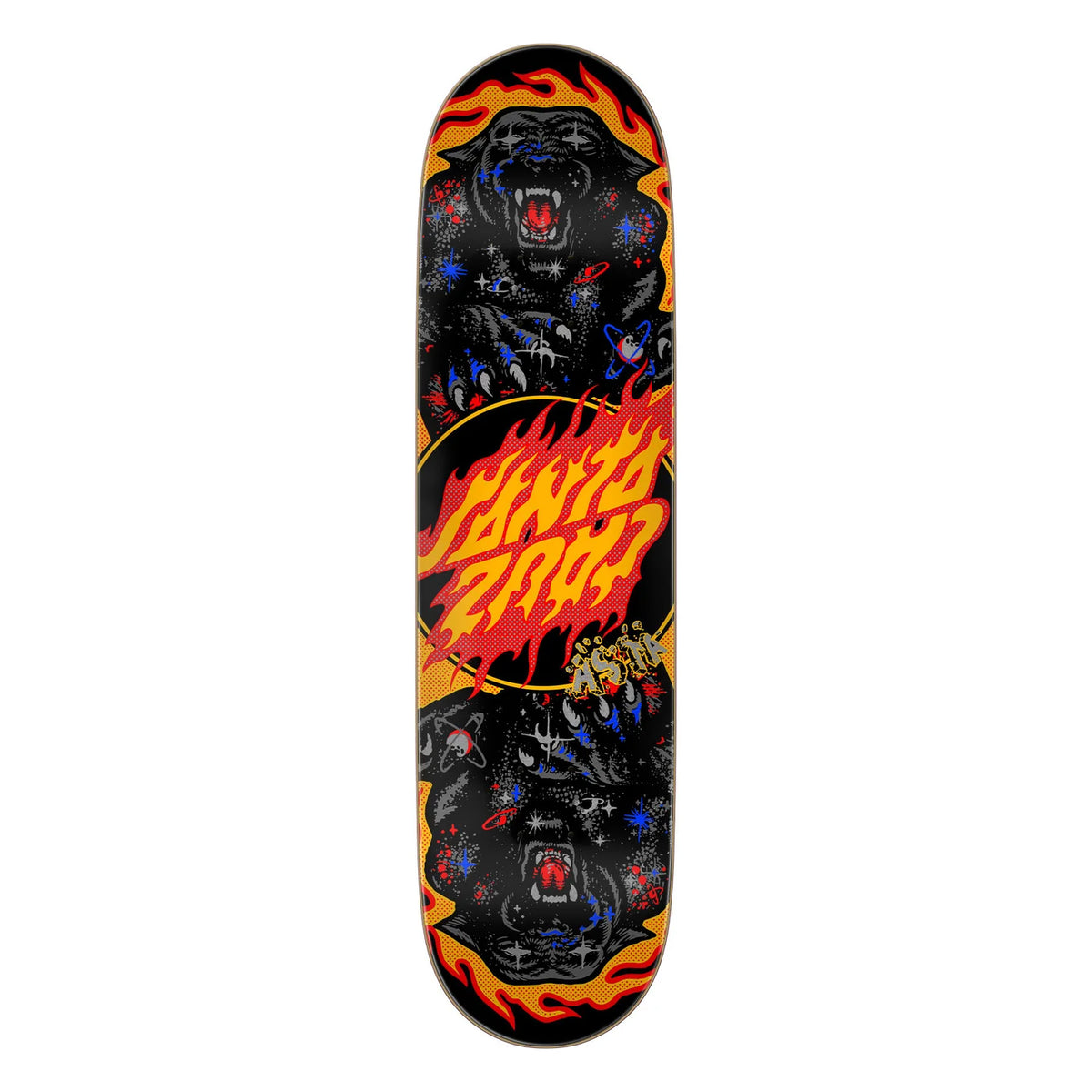 Santa Cruz Asta Cosmic Cat Twin Tail 8.2 Skateboard Deck