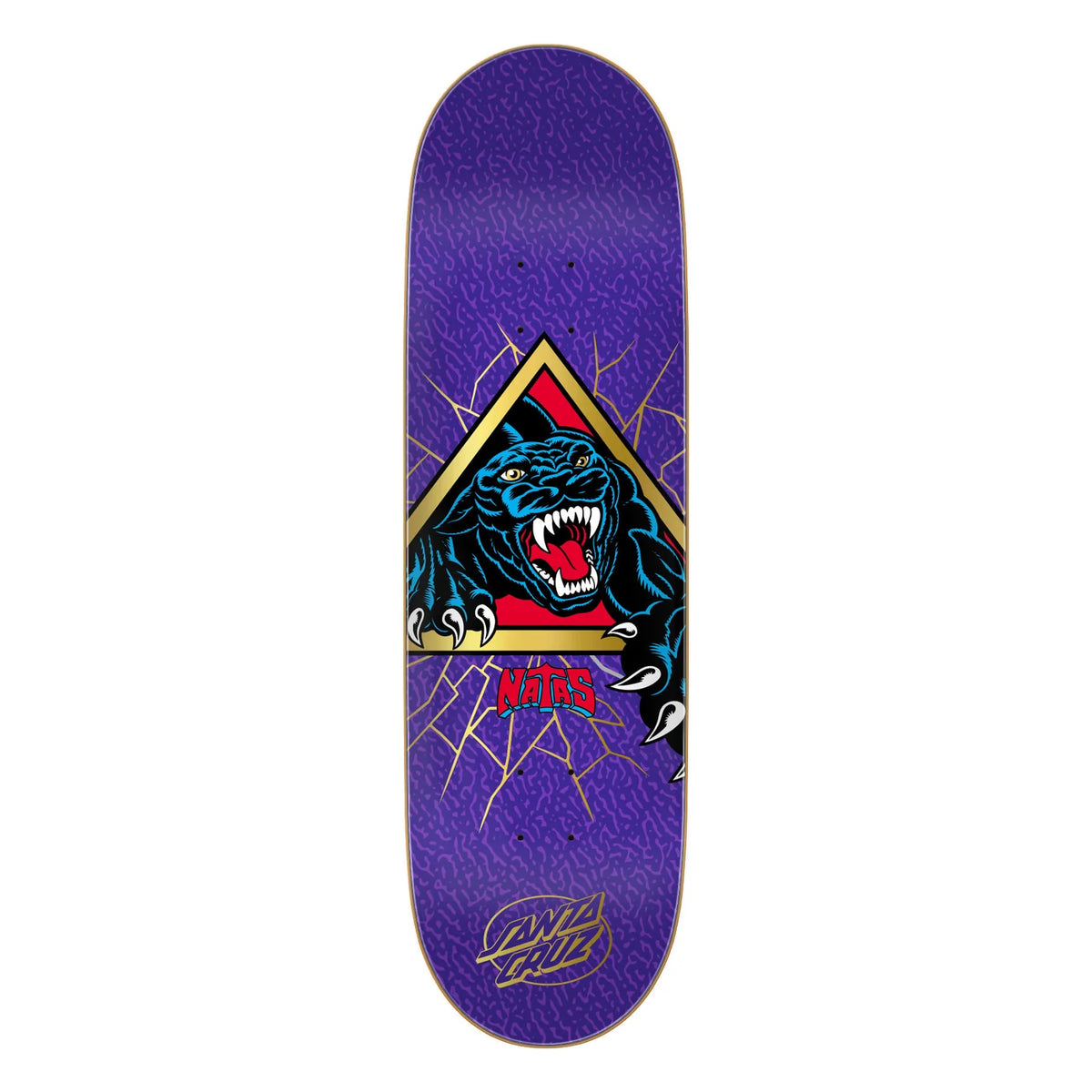 Santa Cruz Natas Shattered Panther 9.0 VX Skateboard Deck