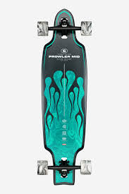 Globe Prowler Mid Longboard Blue Fire