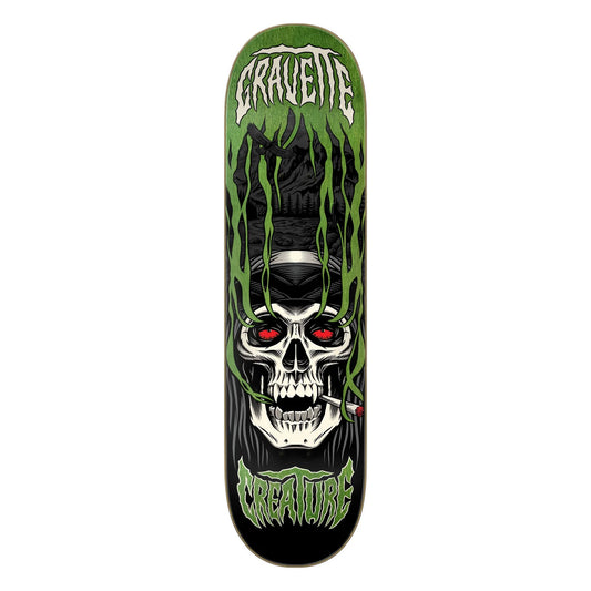 Creature Gravette Hippie Skull IV Pro 8.3 Skateboard Deck