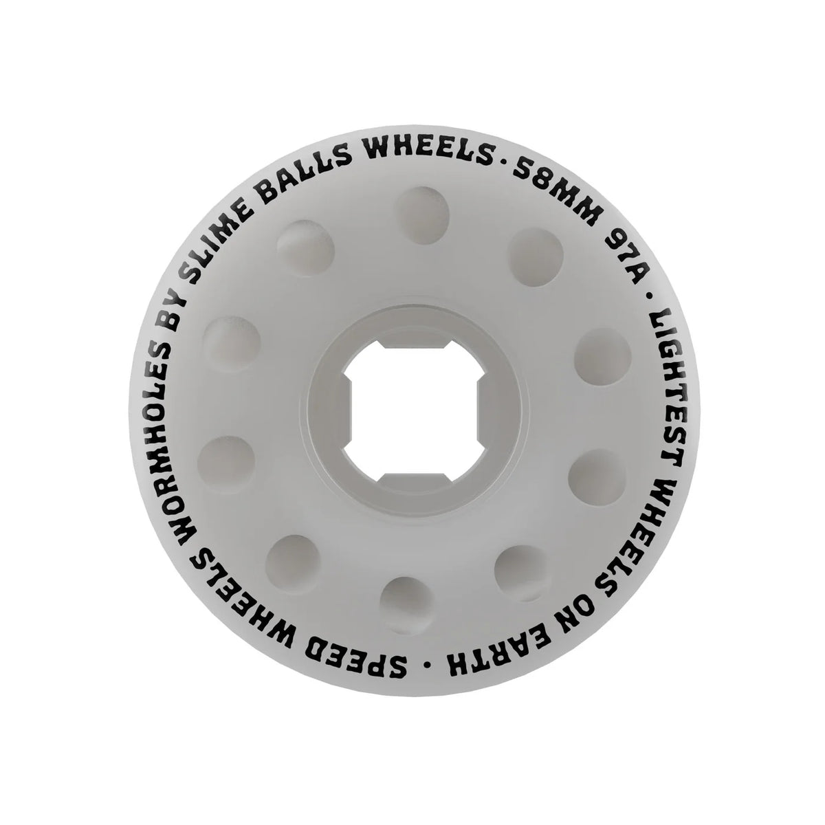 Slime balls Worm Holes White 58mm 97a