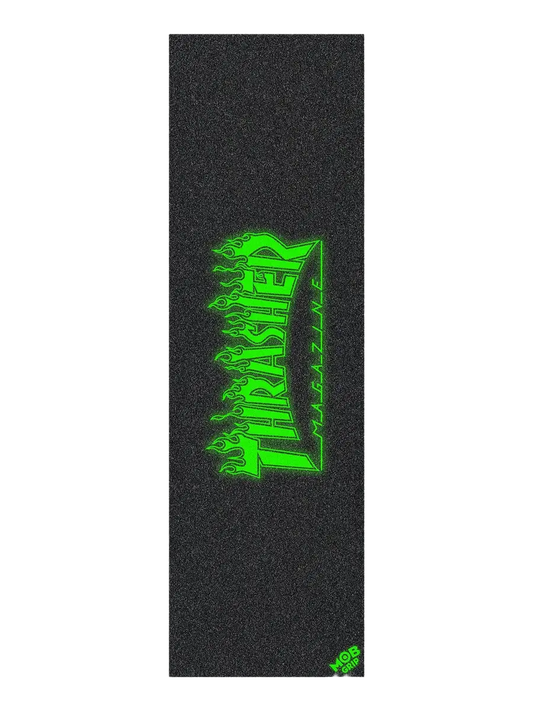 Mob x Thrasher Flame Glow Logo Grip Tape 10x33