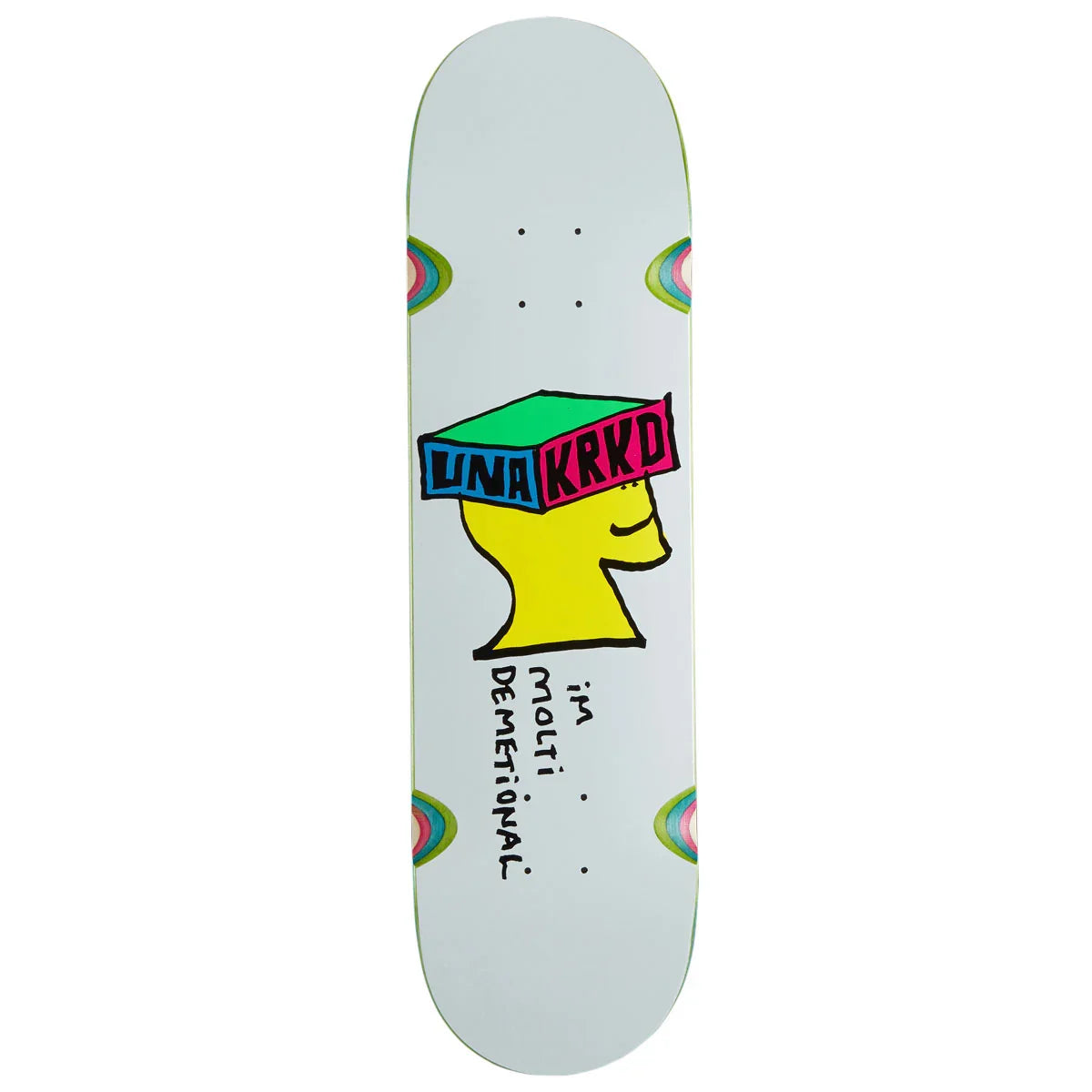 Krooked Una Molti Demet 8.28 Skateboard Deck