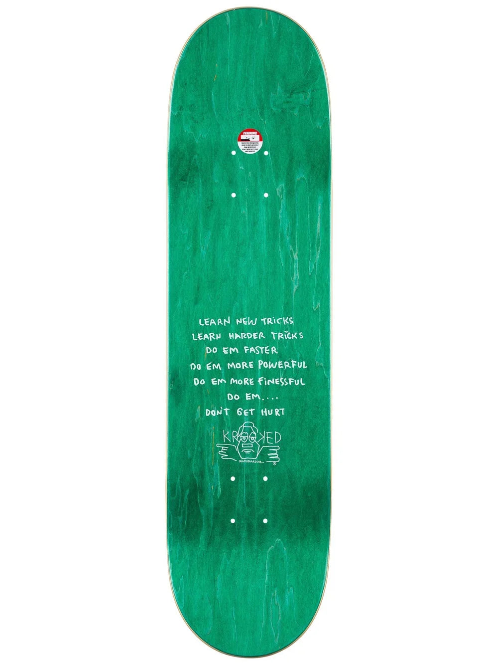 Krooked Una Molti Demet 8.28 Skateboard Deck