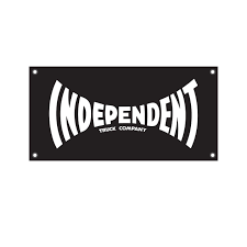 Independent Trucks Span Vinyl Banner (Black) 36" x 18"