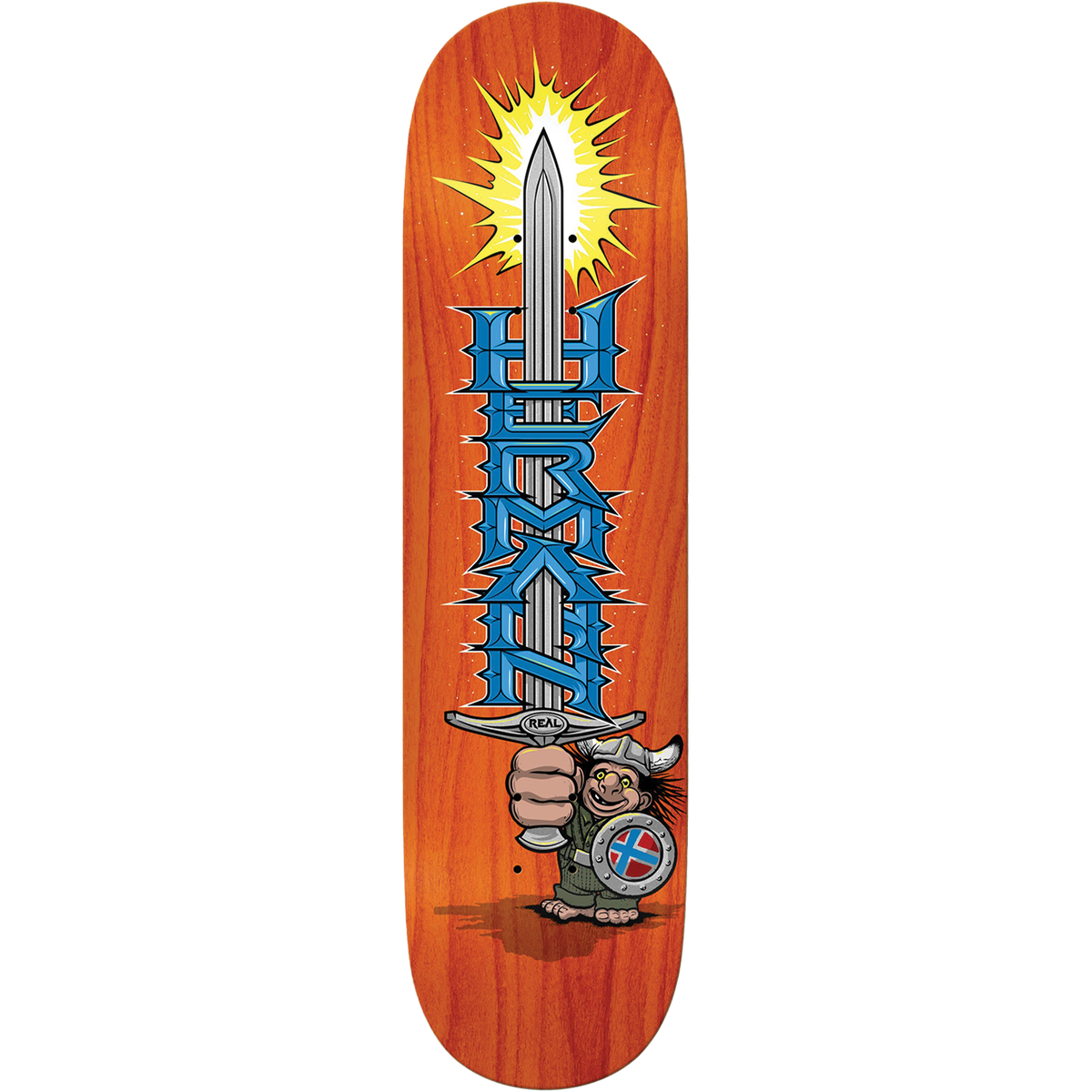 Real Hermann Mighty 8.5 True Fit Skateboard Deck