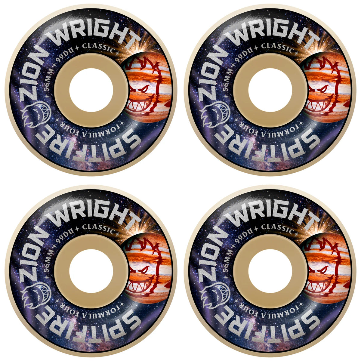 Spitfire F4 Zion Cosmic Classic 56mm 99a Wheels