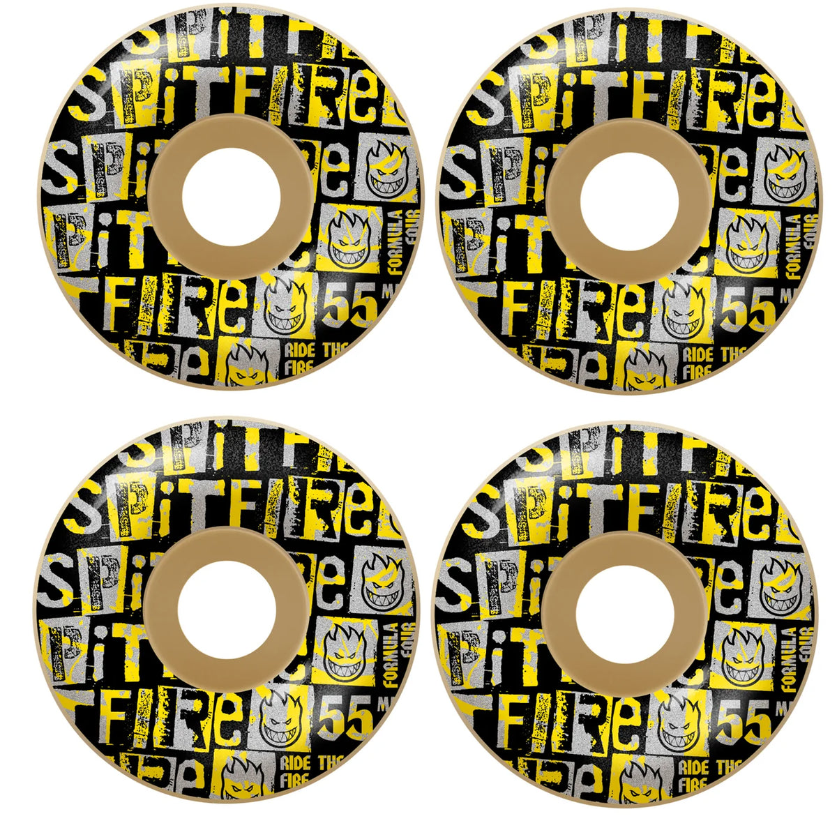 Spitfire F4 Ransom Radial Natural 55mm 99a Wheels