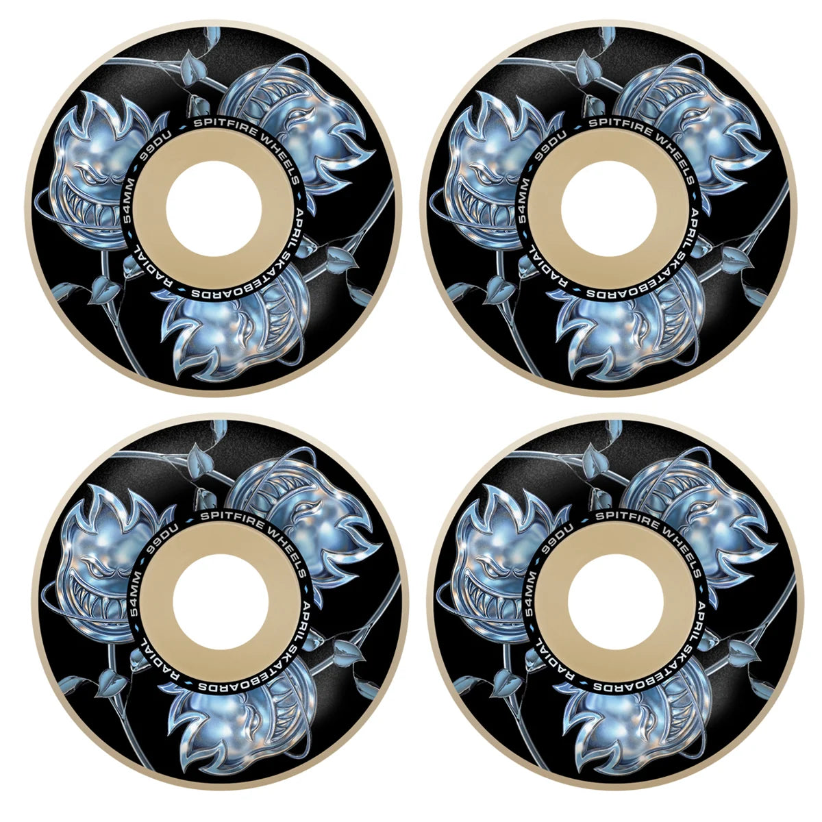 Spitfire F4 April BH Rose 99a 54mm Wheels
