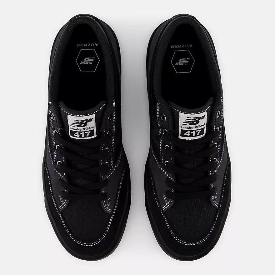 New Balance Numeric - Franky Villani 417 Low Shoe - Grey / Black Skateboard Shoes