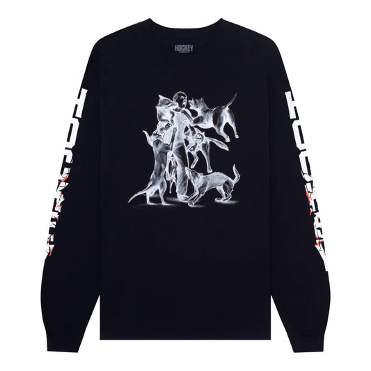 Hockey Incoming Long Sleeve T-Shirt Black