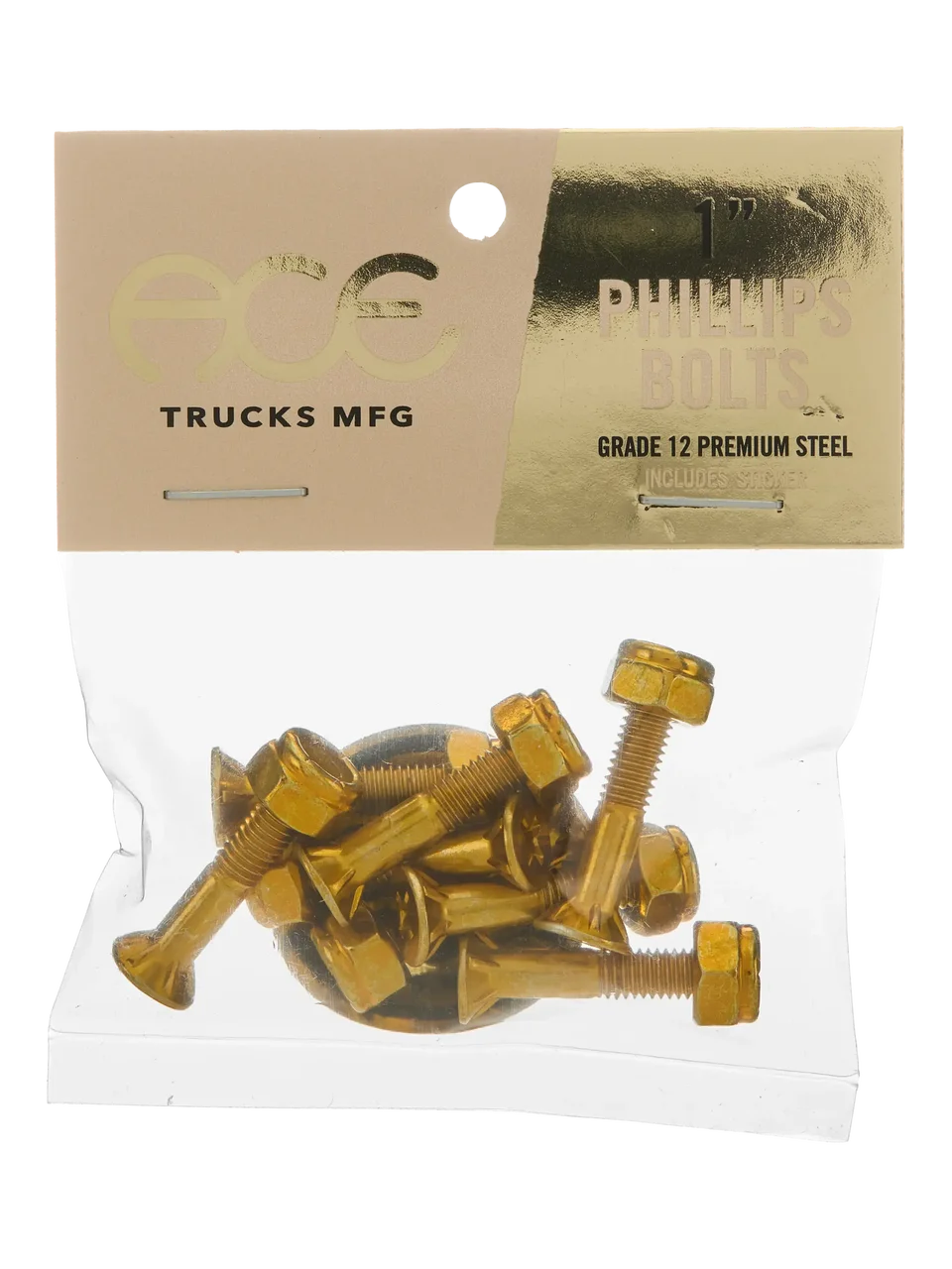 Ace 1” Phillips Hardware Set Gold