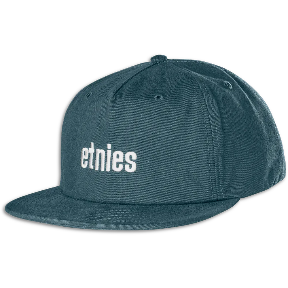 Etnies Wordmark Embroidery SnapBack Hat Green
