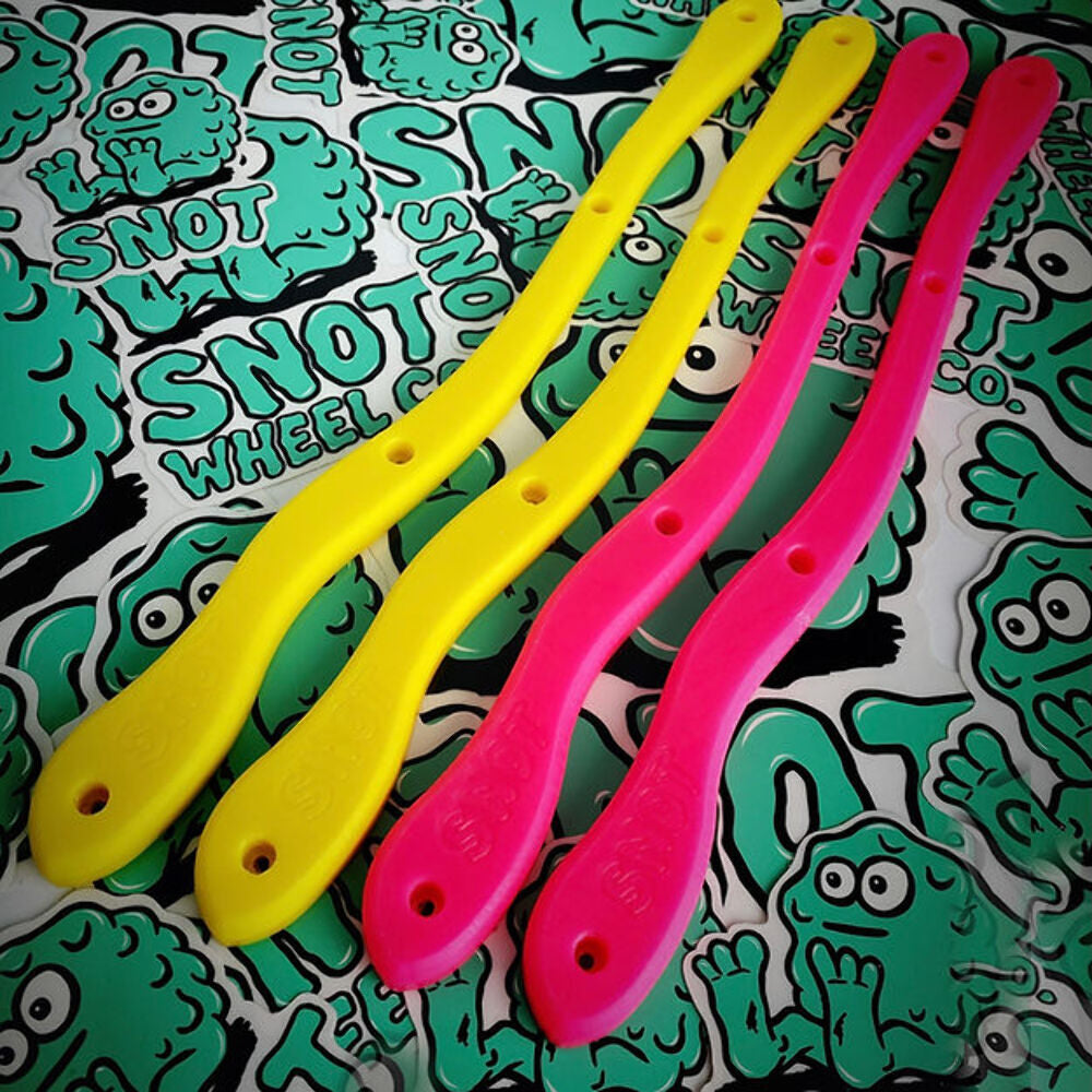 Lil Jawns X Snot Wheels Drip Skateboard Rails Pink
