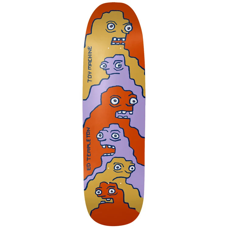 Toy Machine Ed Templeton Glo 9.0 Skateboard Deck