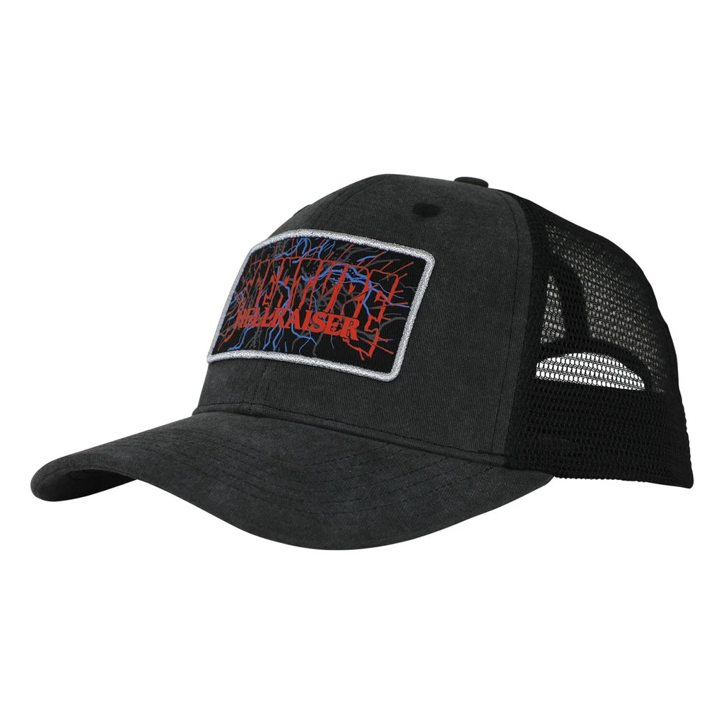 Creature x Hellraiser SnapBack Structured Trucker Hat Black Denim