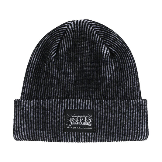 Creature x Hellraiser Beanie Long Shoreman Hat Black/White