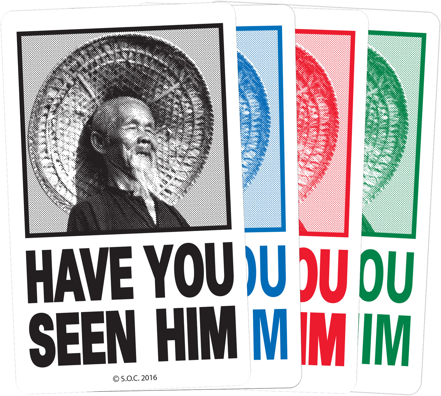 Powell Peralta 4.25” Have You Seen Him Sticker