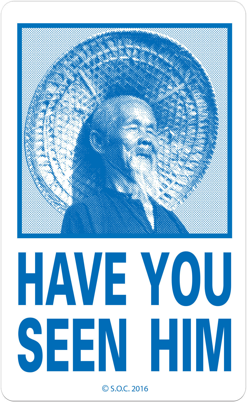Powell Peralta 4.25” Have You Seen Him Sticker