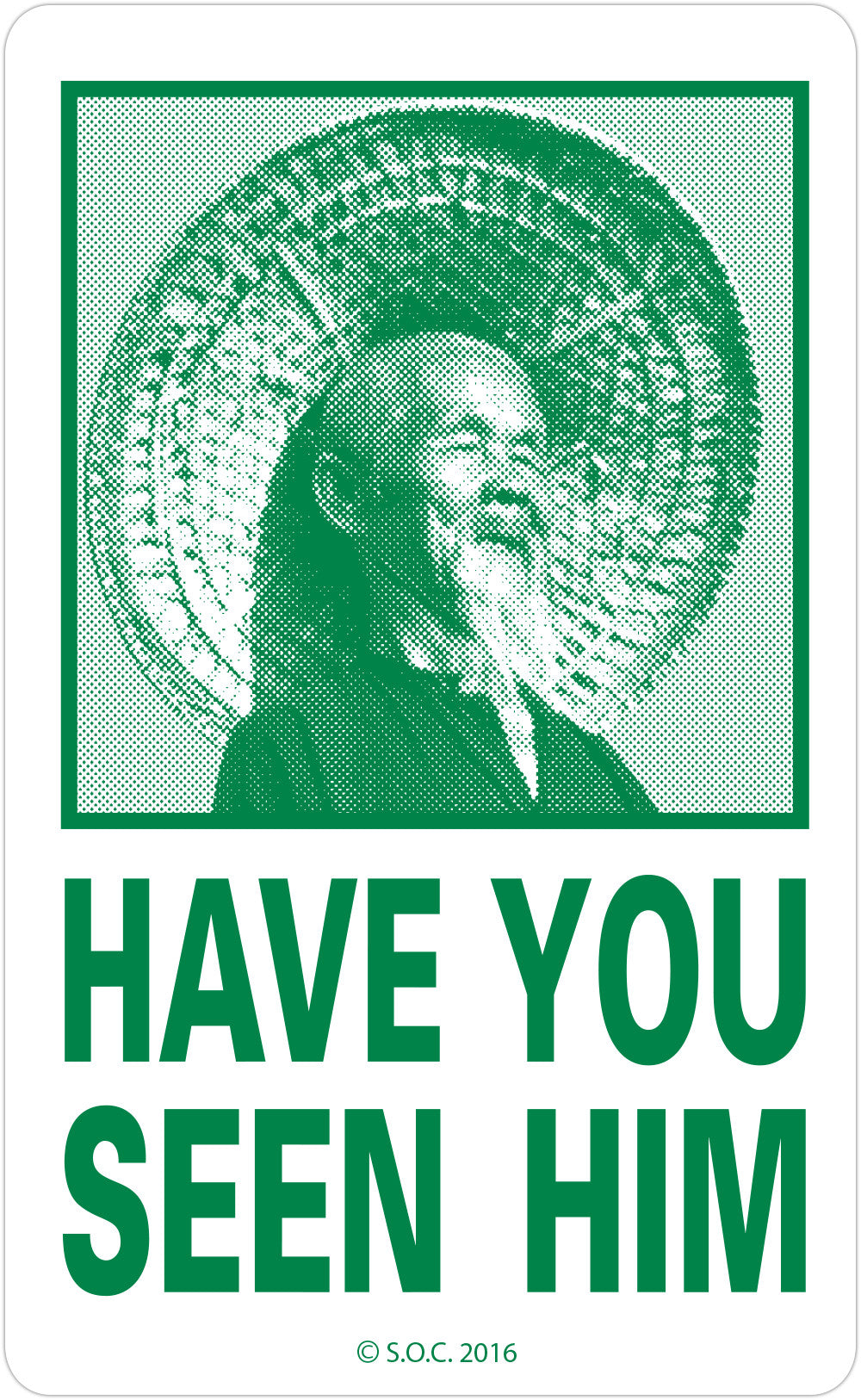 Powell Peralta 4.25” Have You Seen Him Sticker