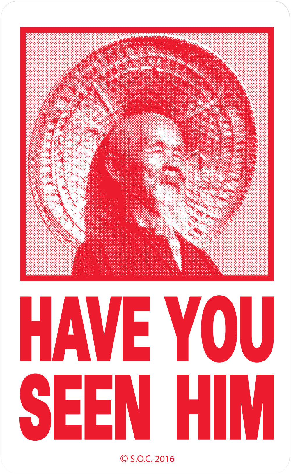 Powell Peralta 4.25” Have You Seen Him Sticker