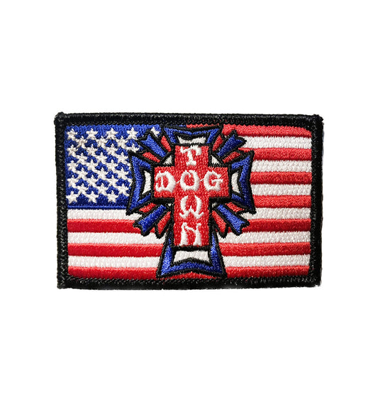 Dogtown 2” Embroidered Flag Patch