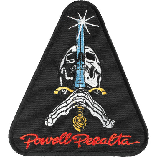 Powell 4” Skull & Sword Black Patch