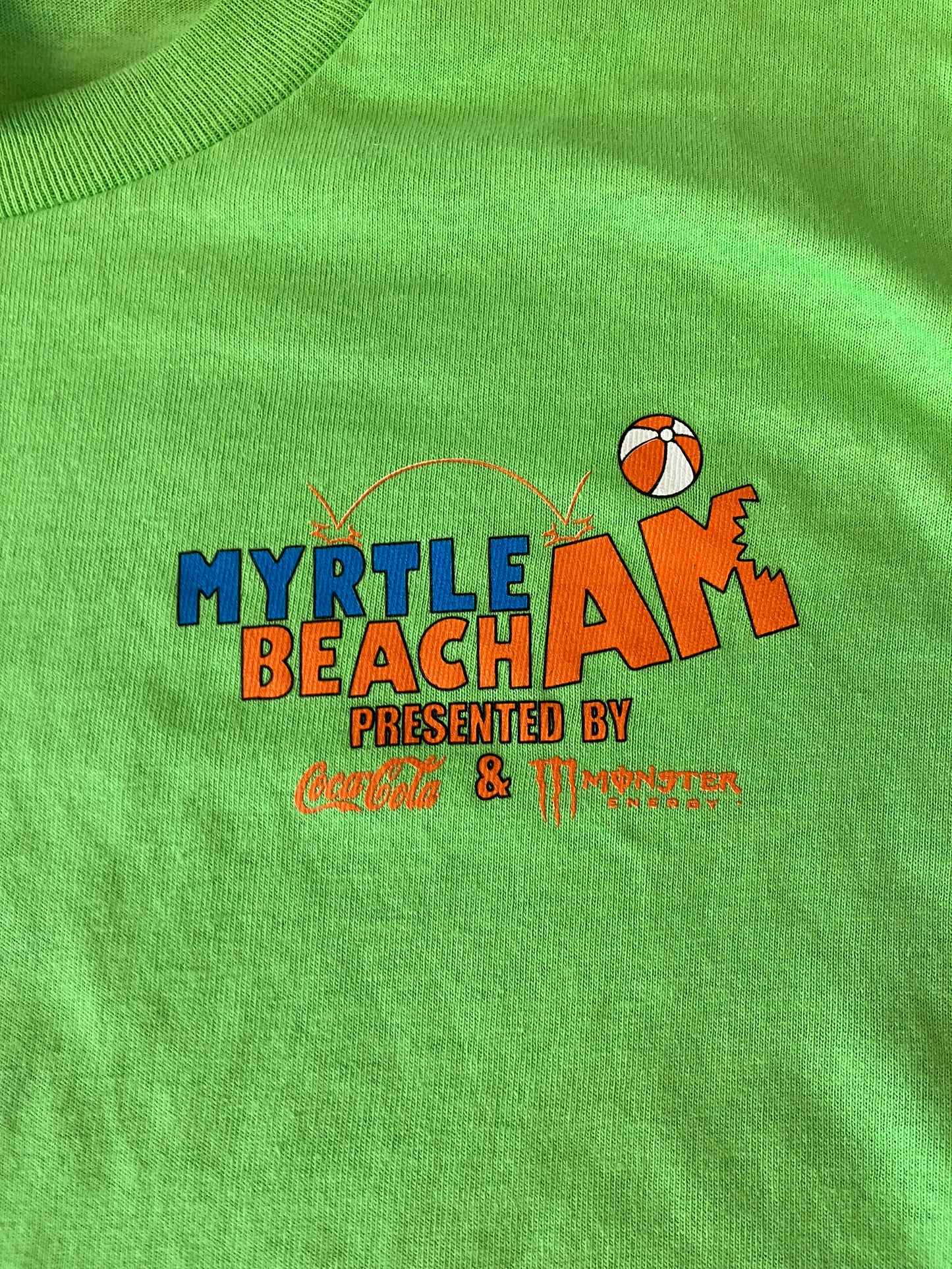 2nd Annual Myrtle Beach Am Green Tshirt