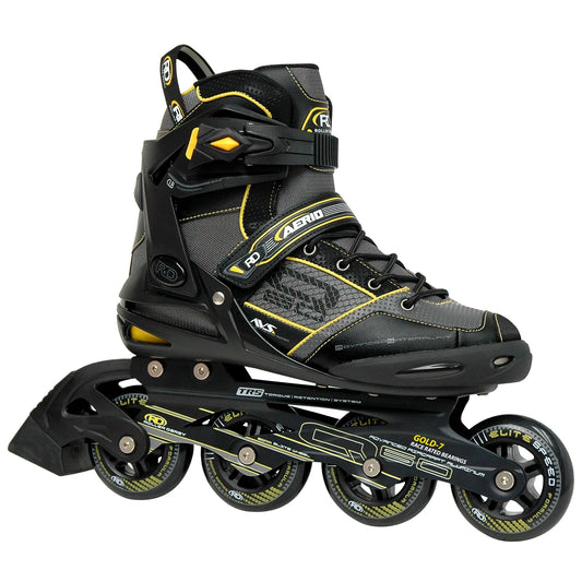 Roller Derby Aerio Q60 10”inline Skates Black/Grey/Yellow