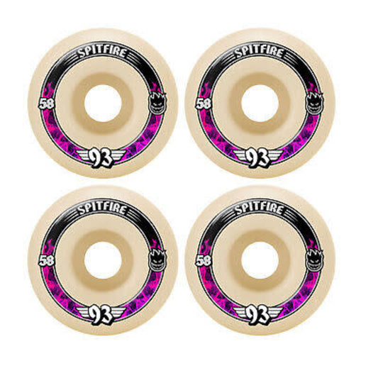 Spitfire F4 58mm 93a Radial Natural Wheels soft sliders