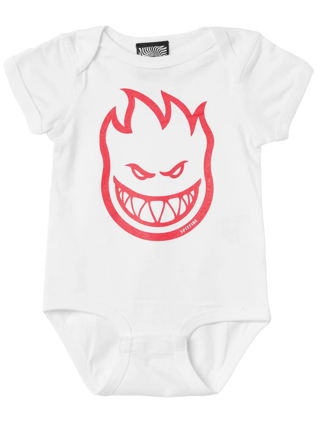 Spitfire Onesie White Red Big Head