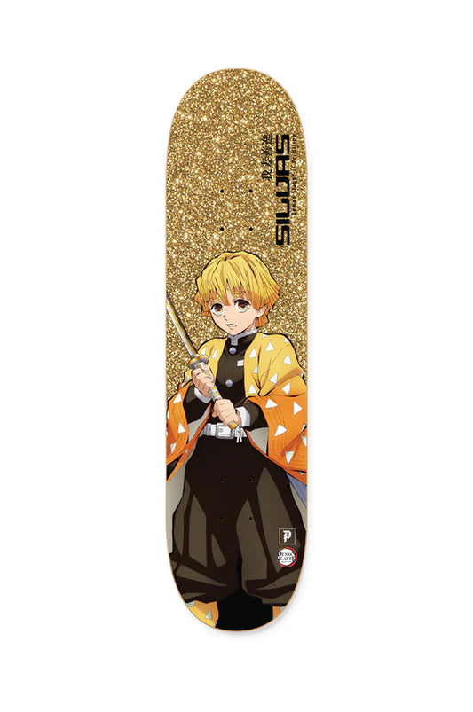 PRIMITIVE X DEMON SLAYER SILVAS ZENITSO DECK 8.12"