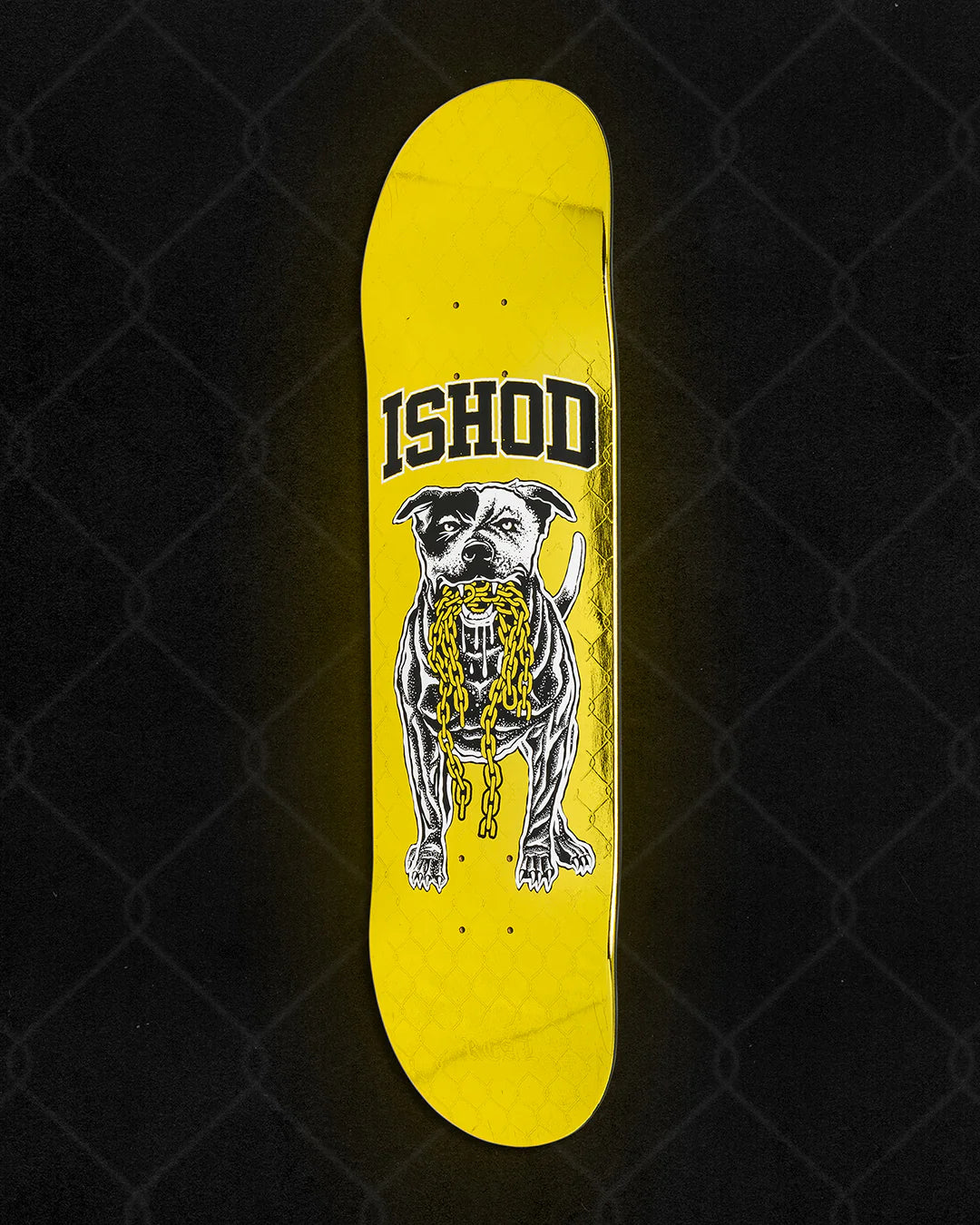 Real Ishod Good Dog V2 Limited Skate Shop Day Gold 8.5 Skateboard Deck