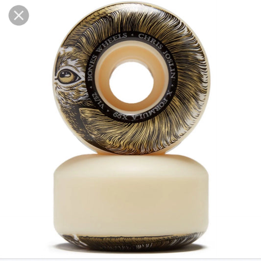 BONES 52mm 99a WHEELS X-FORMULA SKATEBOARD WHEELS JOSLIN RAMPAGE V1 STANDARD X-FORMULA 4PK