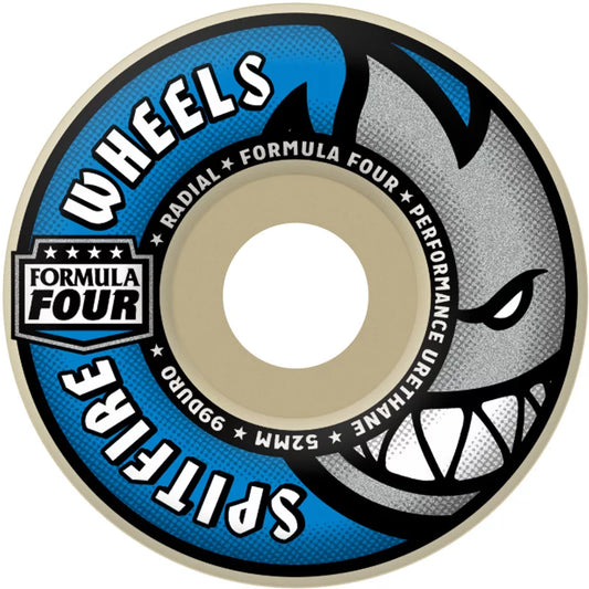 SPITFIRE FORMULA FOUR RADIAL SKATEBOARD WHEELS 99a