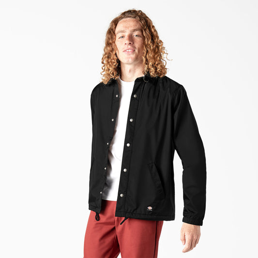 Dickies Skateboarding Windbreaker Coaches Jacket Black
