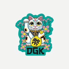 DGK Good Luck Santo Sticker