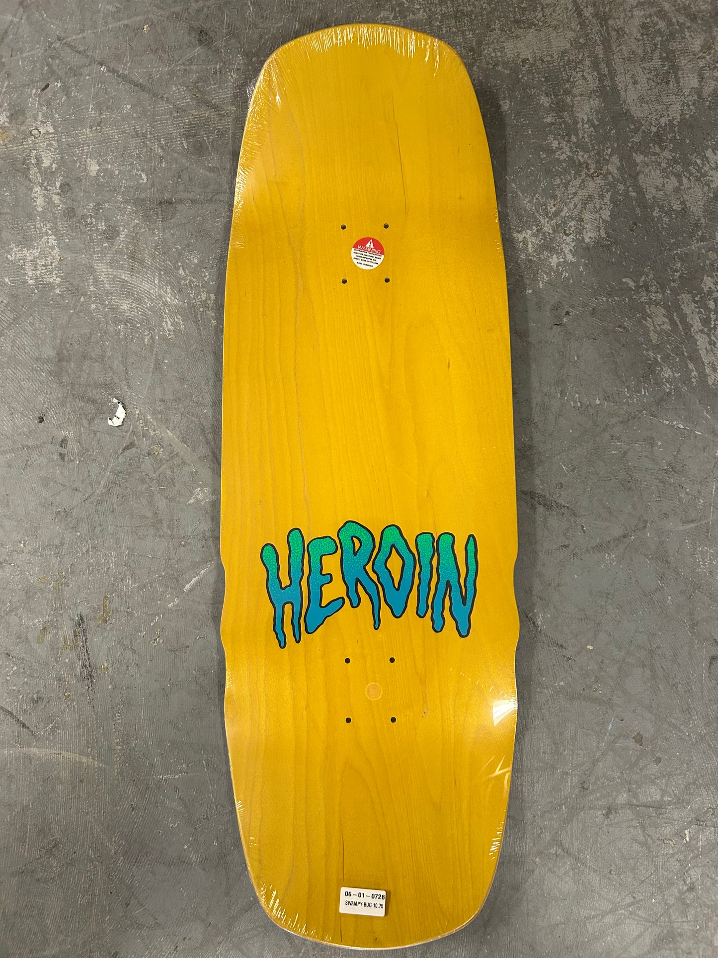 Heroin Skateboards Swampy Bug 10.75” Deck