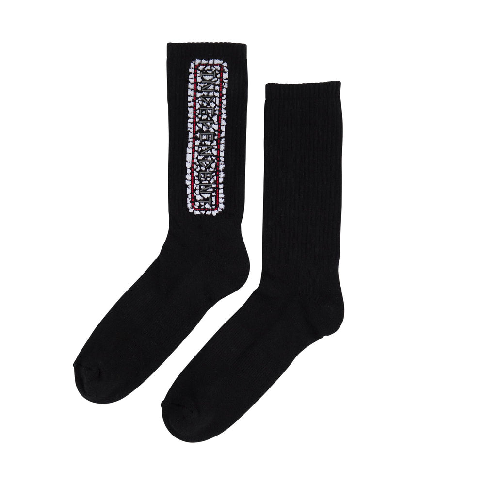 Independent socks tile bar crew black 9 - 11